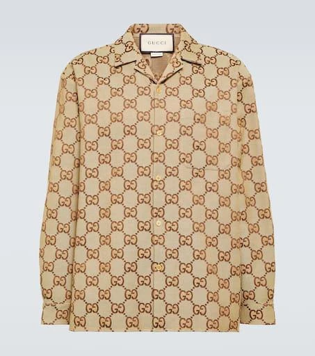 Gucci Maxi GG jacquard canvas shirt 1