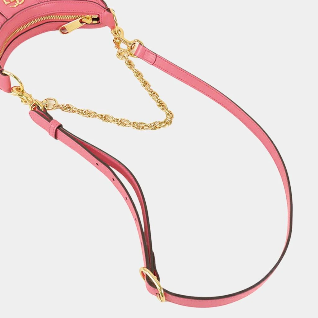 Gucci Gucci Pink Leather GG Marmont Satchel Bag 11