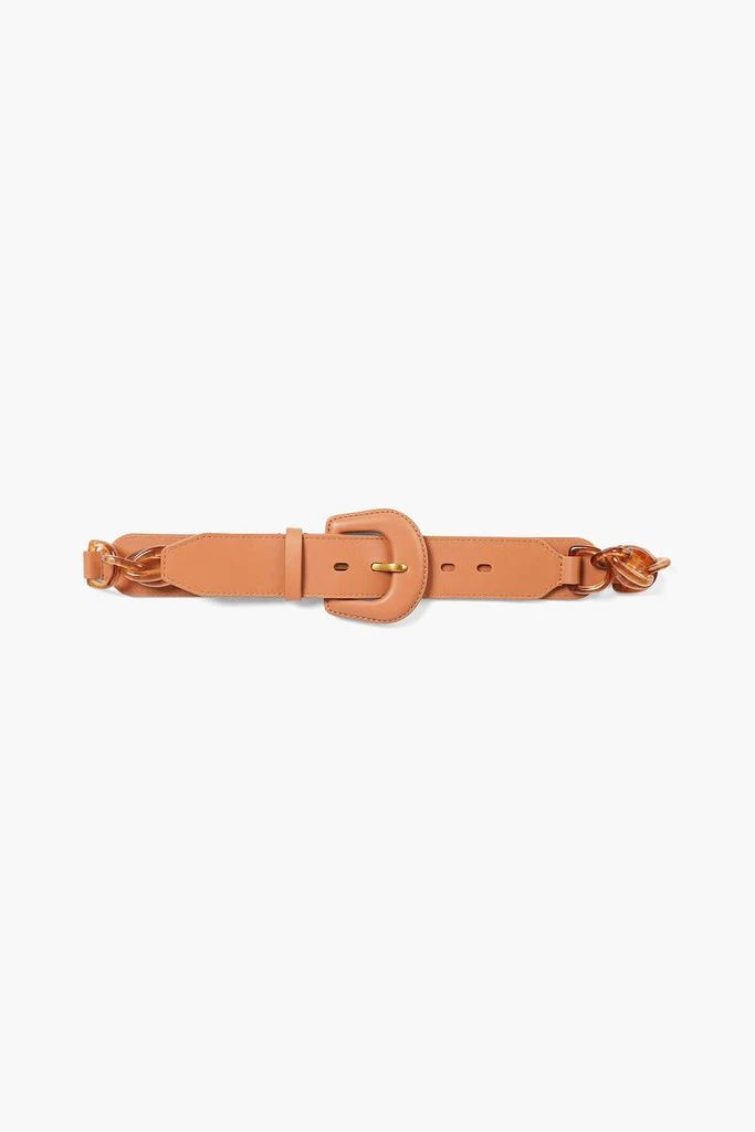Zimmermann Chain-embellished leather belt