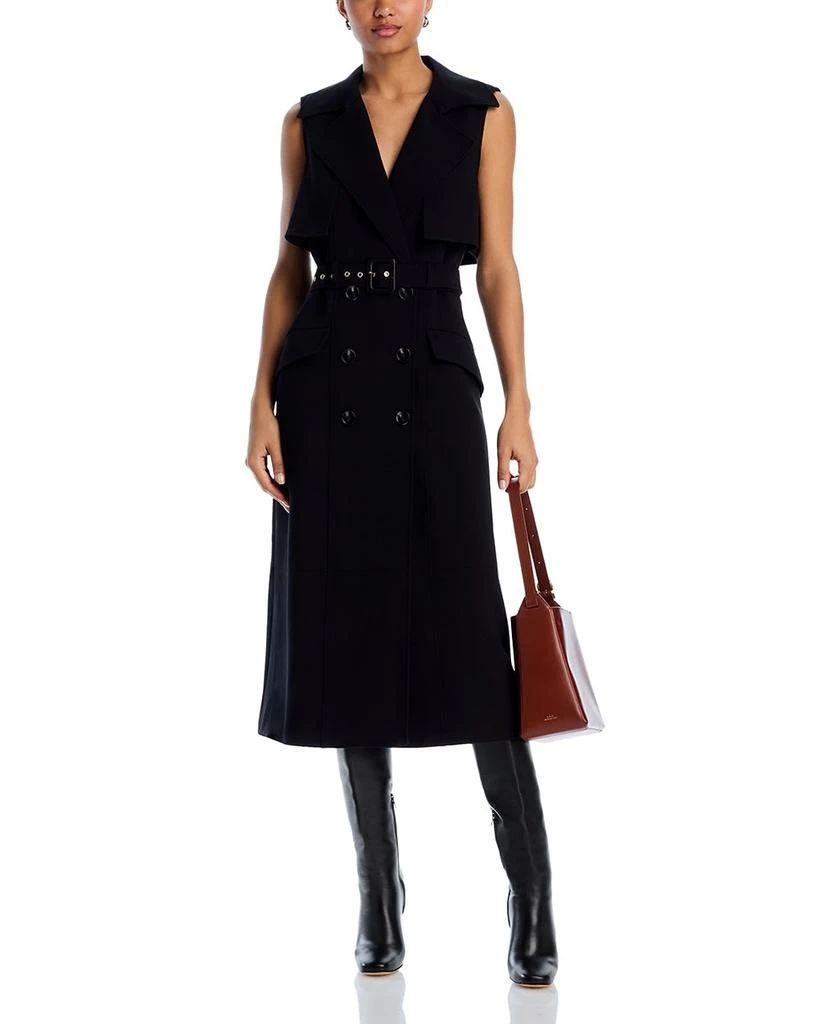 French Connection Azra Sleeveless Trench Dress 7