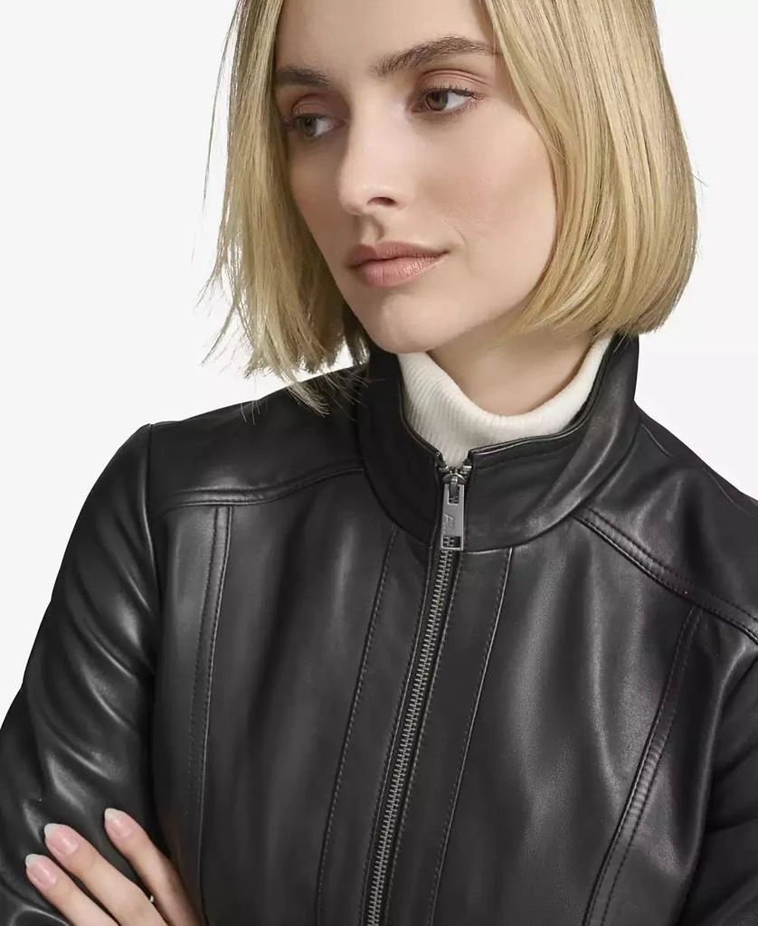 Andrew Marc Women's Rowan Leather Racer Jacket 5