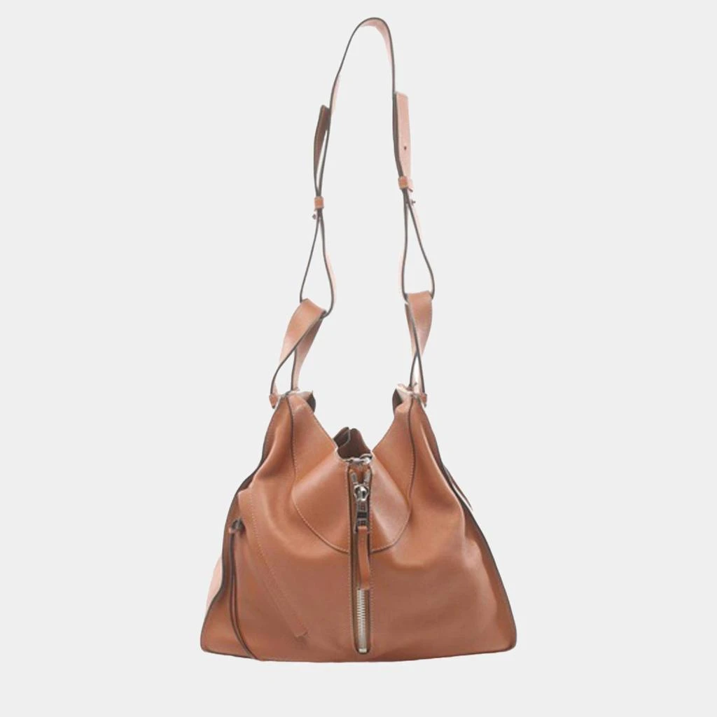 Loewe Loewe Brown Leather Medium Leather Hammock Shoulder Bag 1