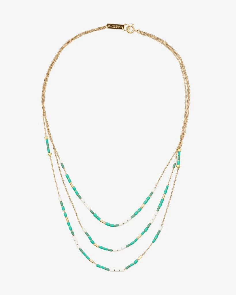 ISABEL MARANT ISABEL MARANT, NEW COLOR STRIP NECKLACE - Women - Green - OneSize 1