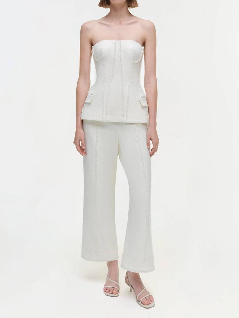 SIMKHAI Simkhai - Sully Wide Leg Cropped Pant