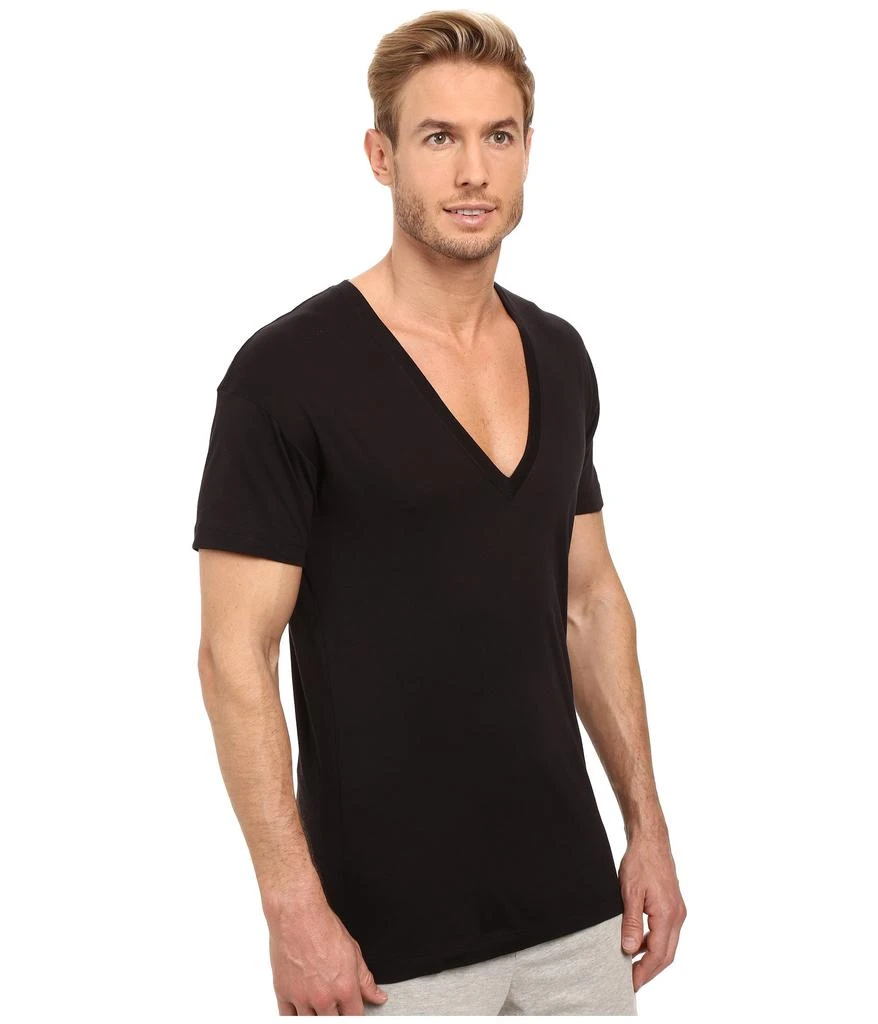 2(x)ist Pima Slim Fit Deep V-Neck T-Shirt 4