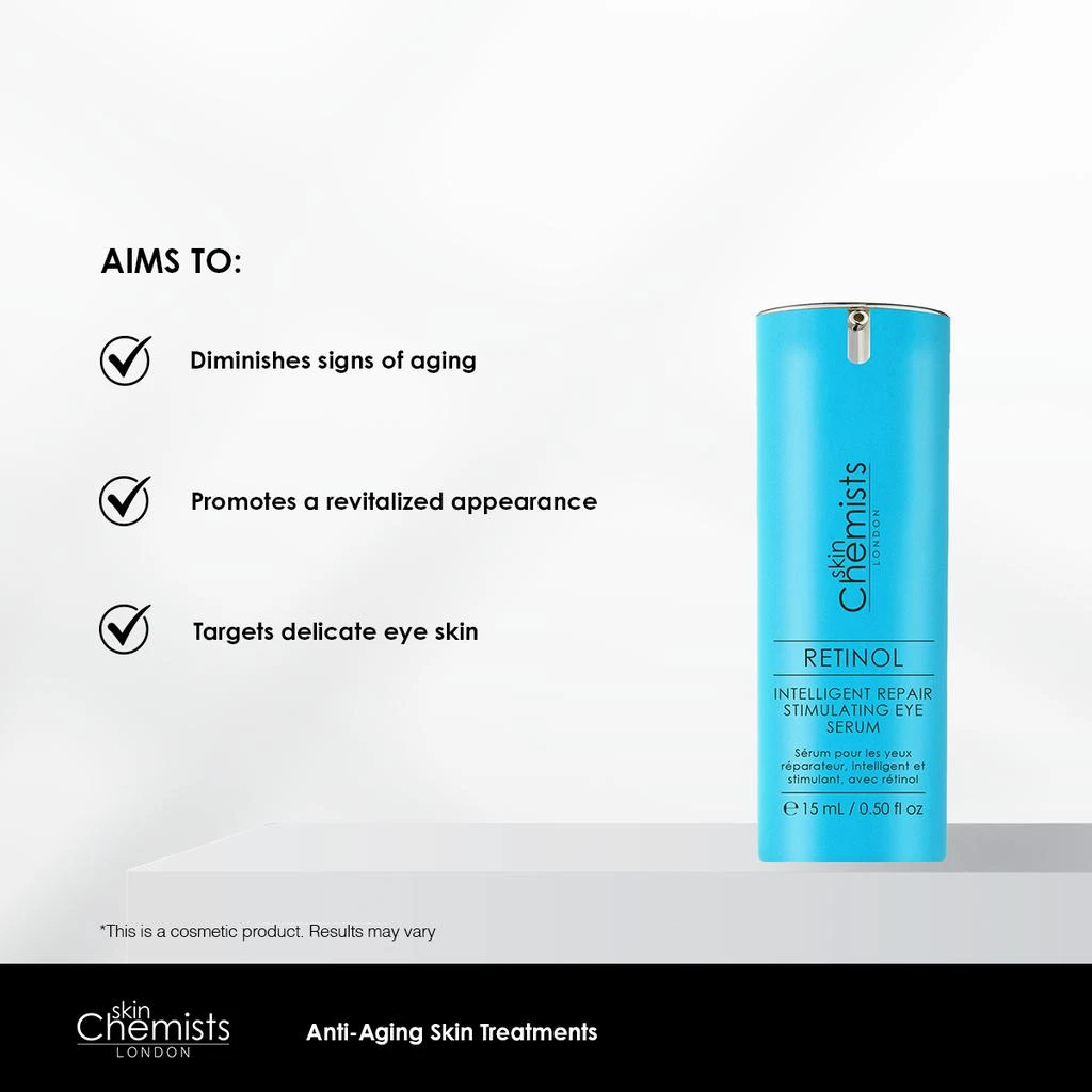 skinChemists Retinol Intelligent Repair Stimulating Eye Serum 0.5 fl oz 3