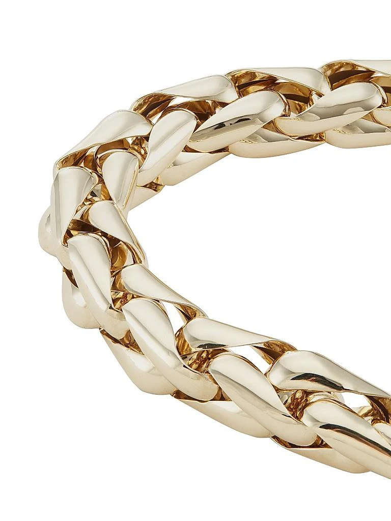 Lauren Rubinski 14K Yellow Gold Medium Wheat Chain Bracelet 3