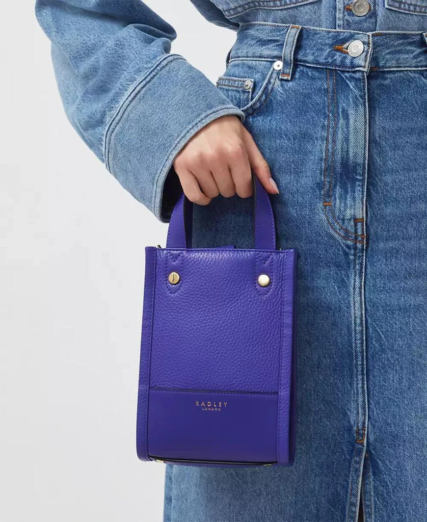 Radley Montgomery Square Small Leather Open Top Crossbody 4