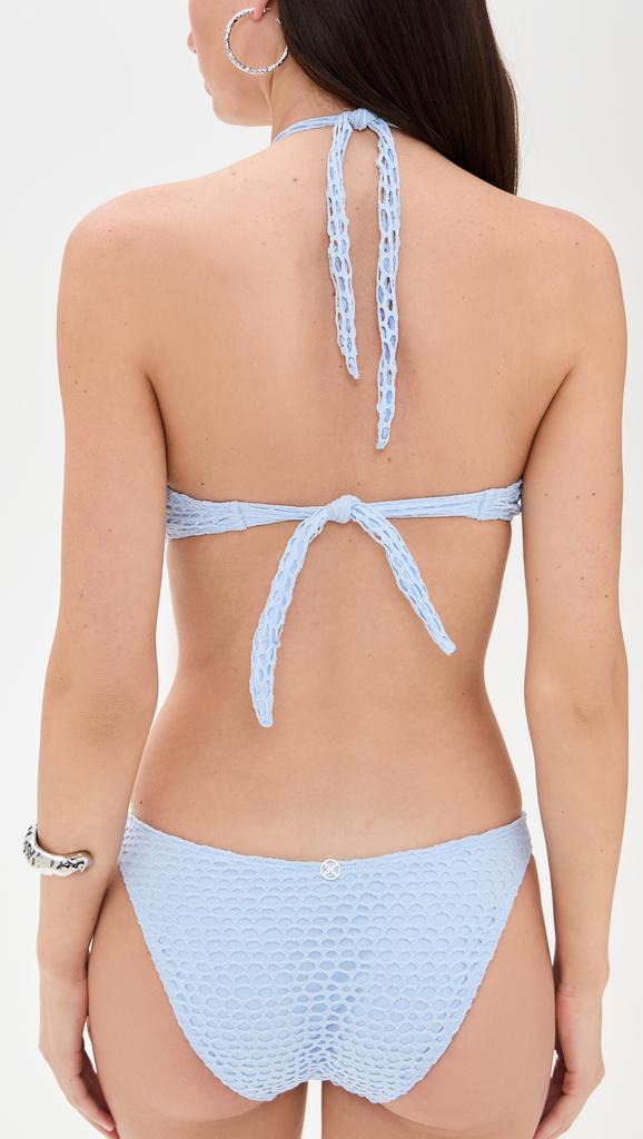 VIX PAULA HERMANNY Solid Ring Bandeau Top
