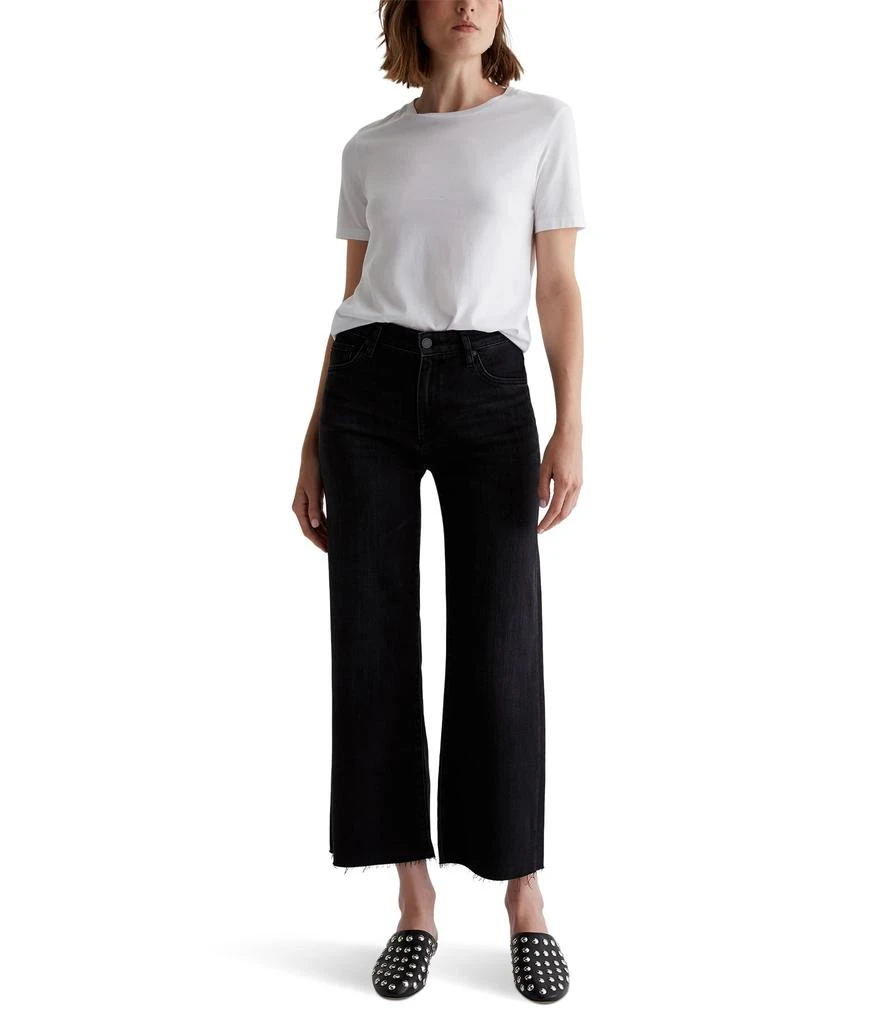 AG Jeans Saige Mid Rise Wide Leg Jeans in Glasgow 6