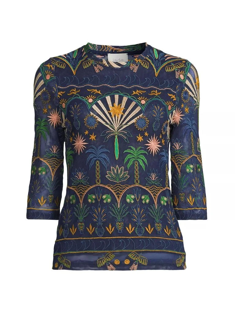 Johnny Was Kaia Mesh T-Shirt 1