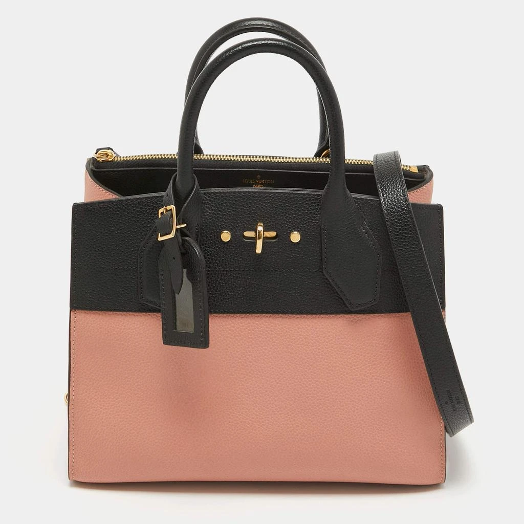 Louis Vuitton Louis Vuitton Pink/Black Leather City Steamer PM Bag 1
