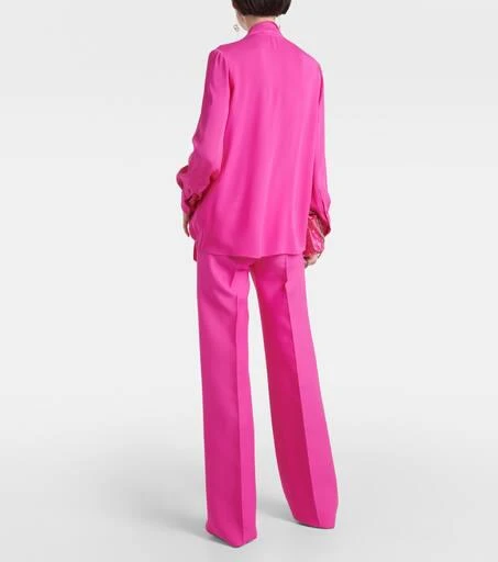 Valentino Tie-neck silk georgette blouse 3