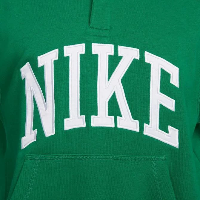 NIKE Men's Nike Club Fleece Long-Sleeve Fleece Polo Shirt 5
