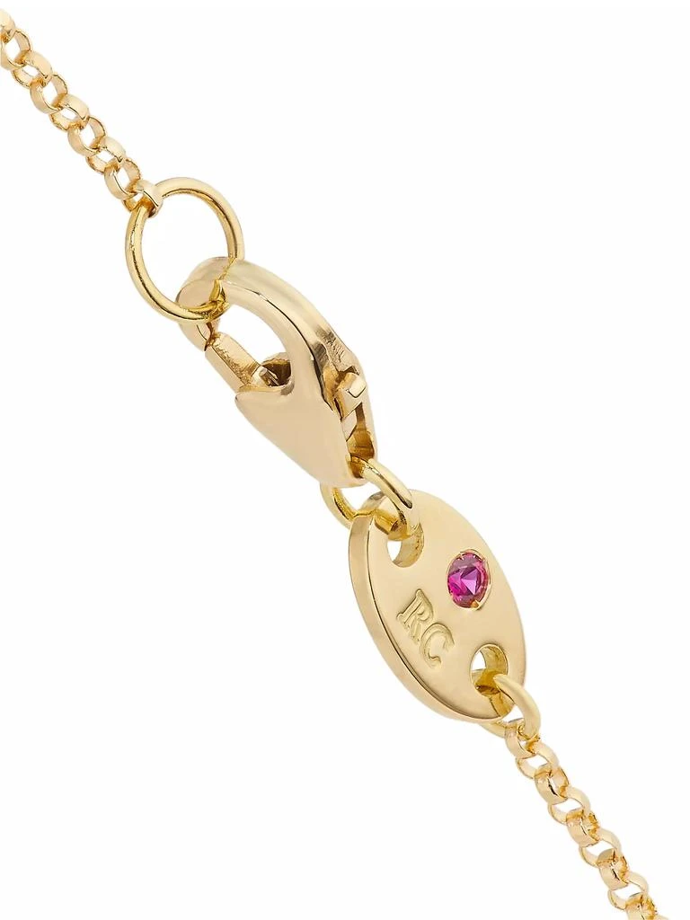 Roberto Coin Arabesque 18K Yellow Gold & 0.10 TCW Diamond Necklace 4