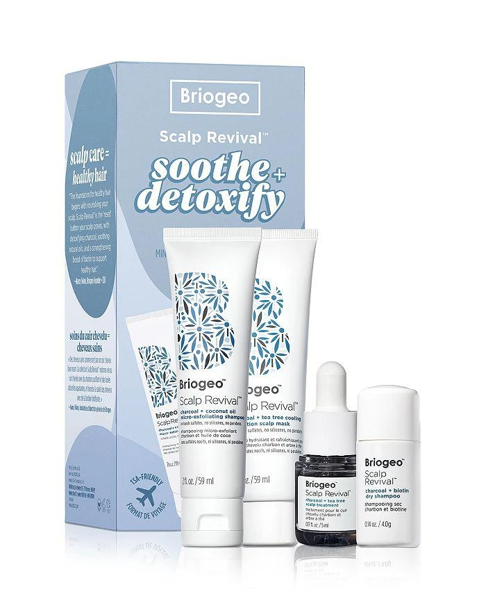 Briogeo Scalp Revival Soothe + Detoxify Hair Care Mini Gift Set 1