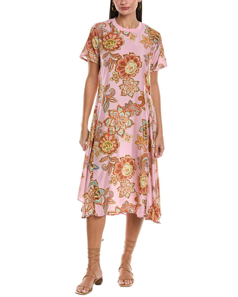 Johnny Was Handkerchief Silk Dress 1