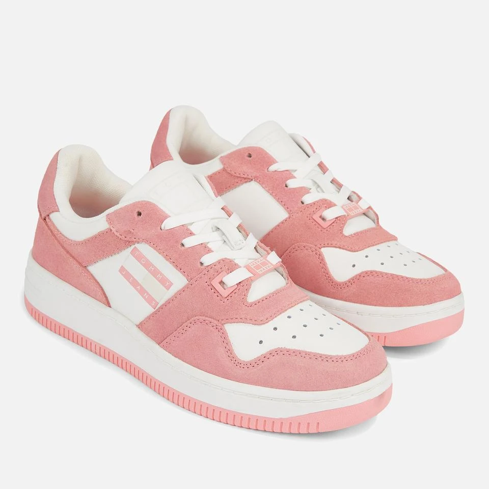 Tommy Jeans TOMMY JEANS WOMEN'S LEATHER SUEDE BASKETBALL TRAINERS 2