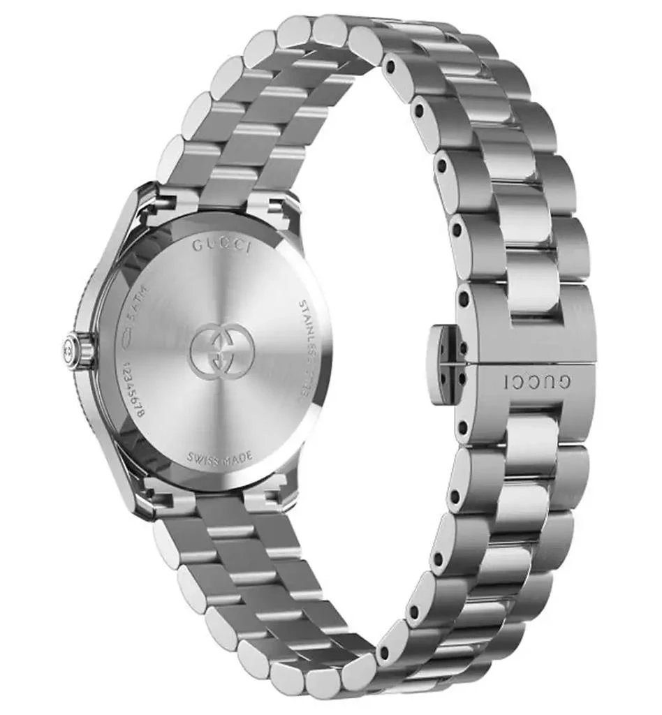 Gucci Women's Swiss G-Timeless Diamond (1/8. ct. t.w.) Stainless Steel Bracelet Watch 29mm 3
