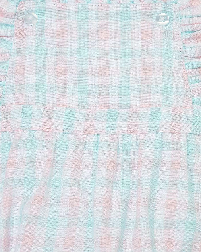 Little Me Girls' Check Bubble Romper & Headband - Baby 5