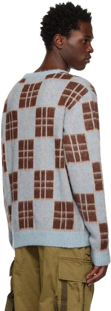 Awake NY Blue Checked Sweater 3