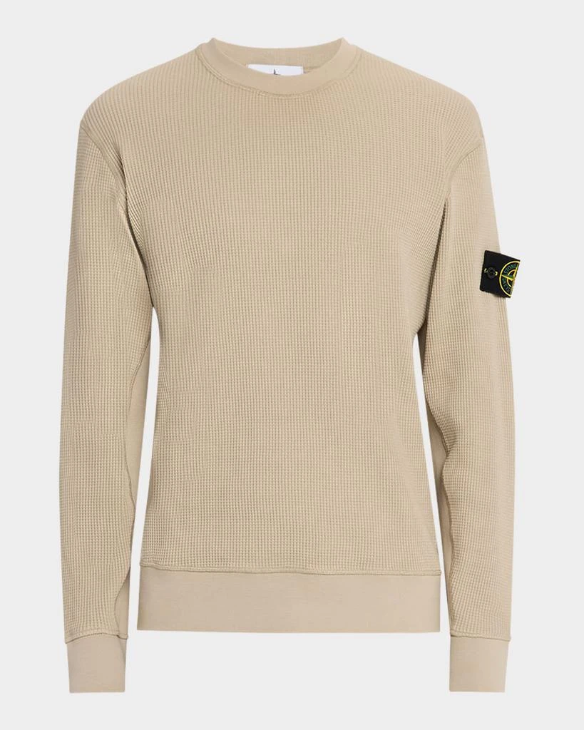 Stone Island Men's Waffle Fleece Sweatshirt 1