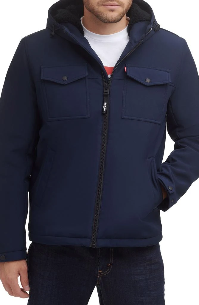 Levi's Soft Shell Faux Shearling Lined Jacket 1