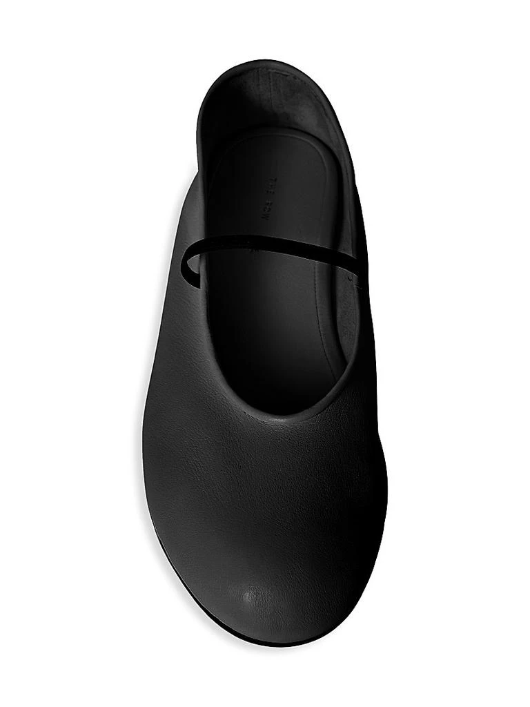 The Row Leather Ballet Flats 4