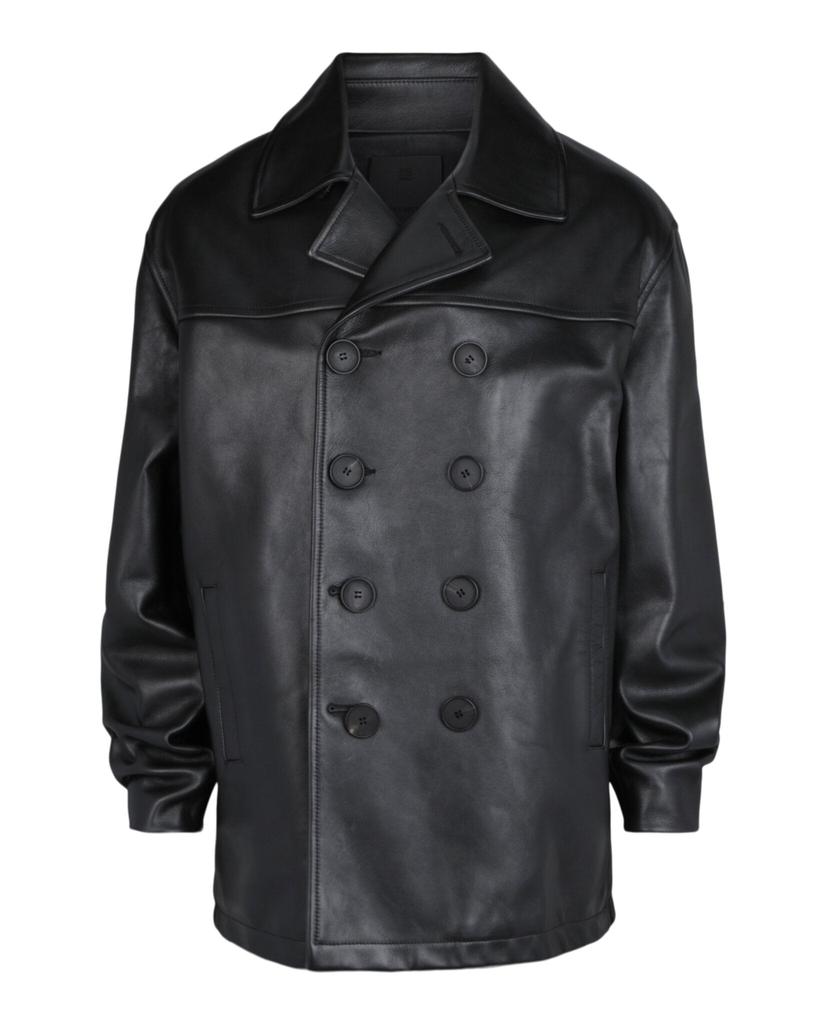 Givenchy Leather Peacoat
