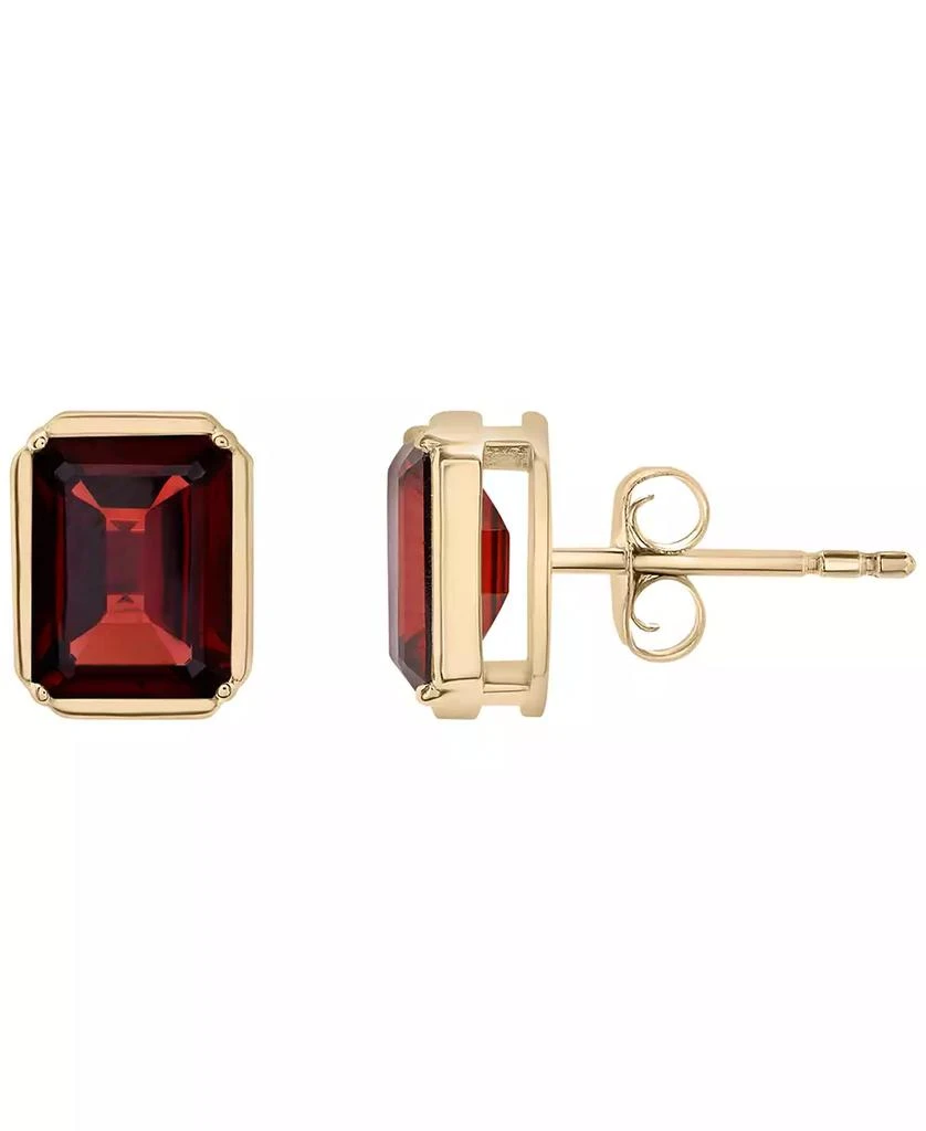 Macy
s Garnet (3-5/8 ct. t.w.) Stud Earrings in 14k Yellow Gold 1