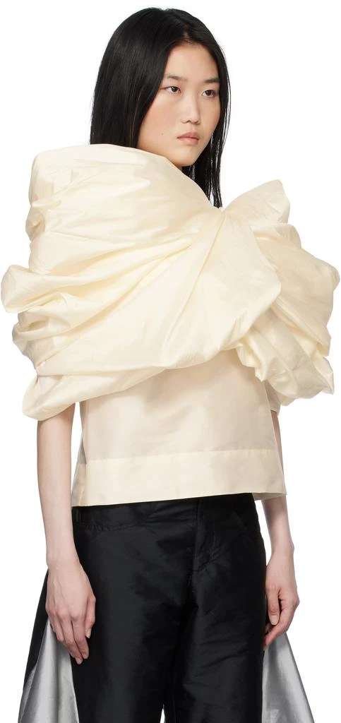 PAULA CANOVAS DEL VAS Off-White Castana Blouse 2