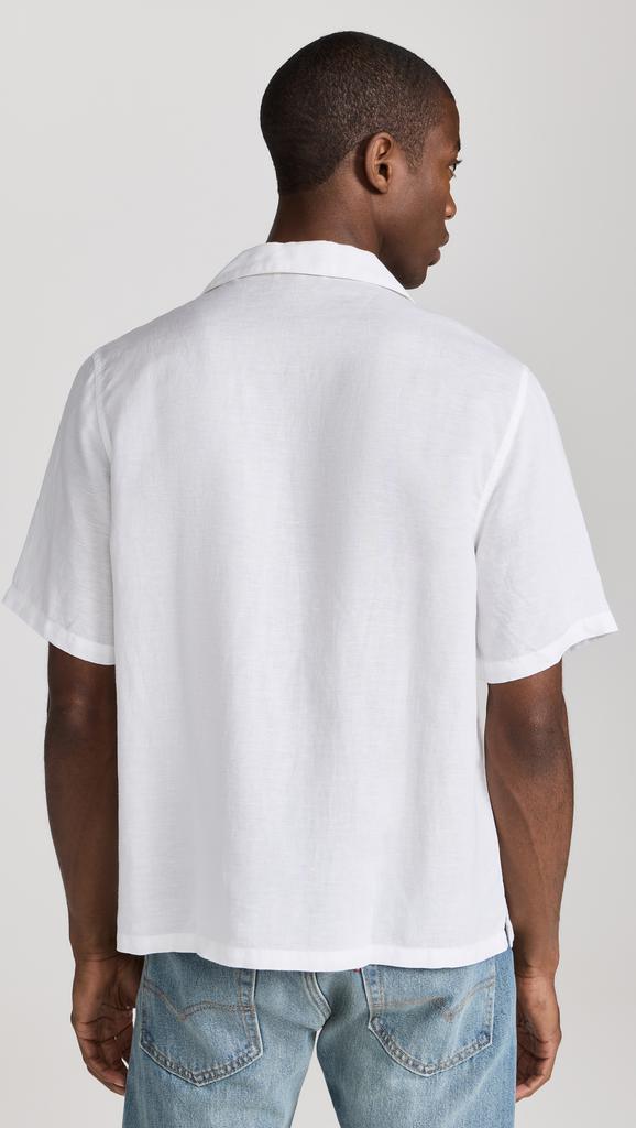 Onia Air Linen Convertible Camp Shirt