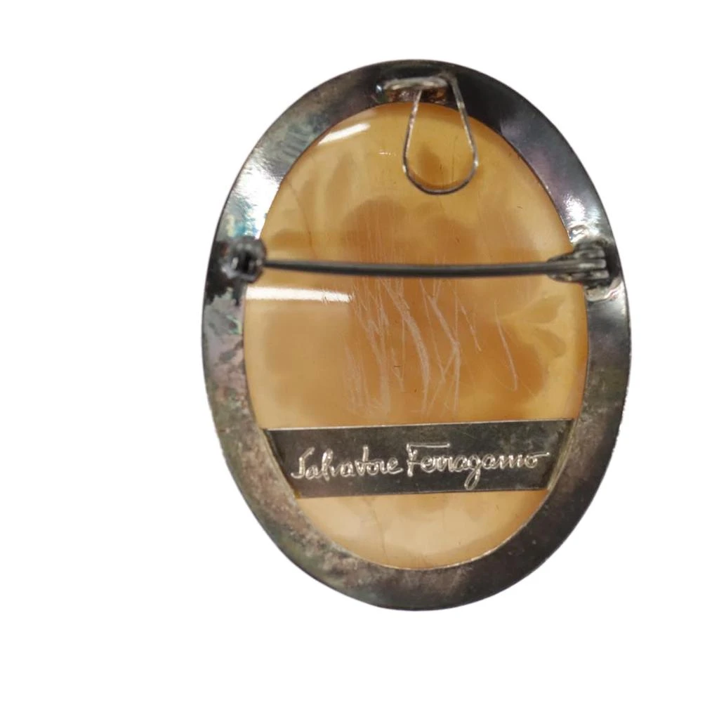 Salvatore Ferragamo Metal Brooch Jewelry (Pre-Owned) 2