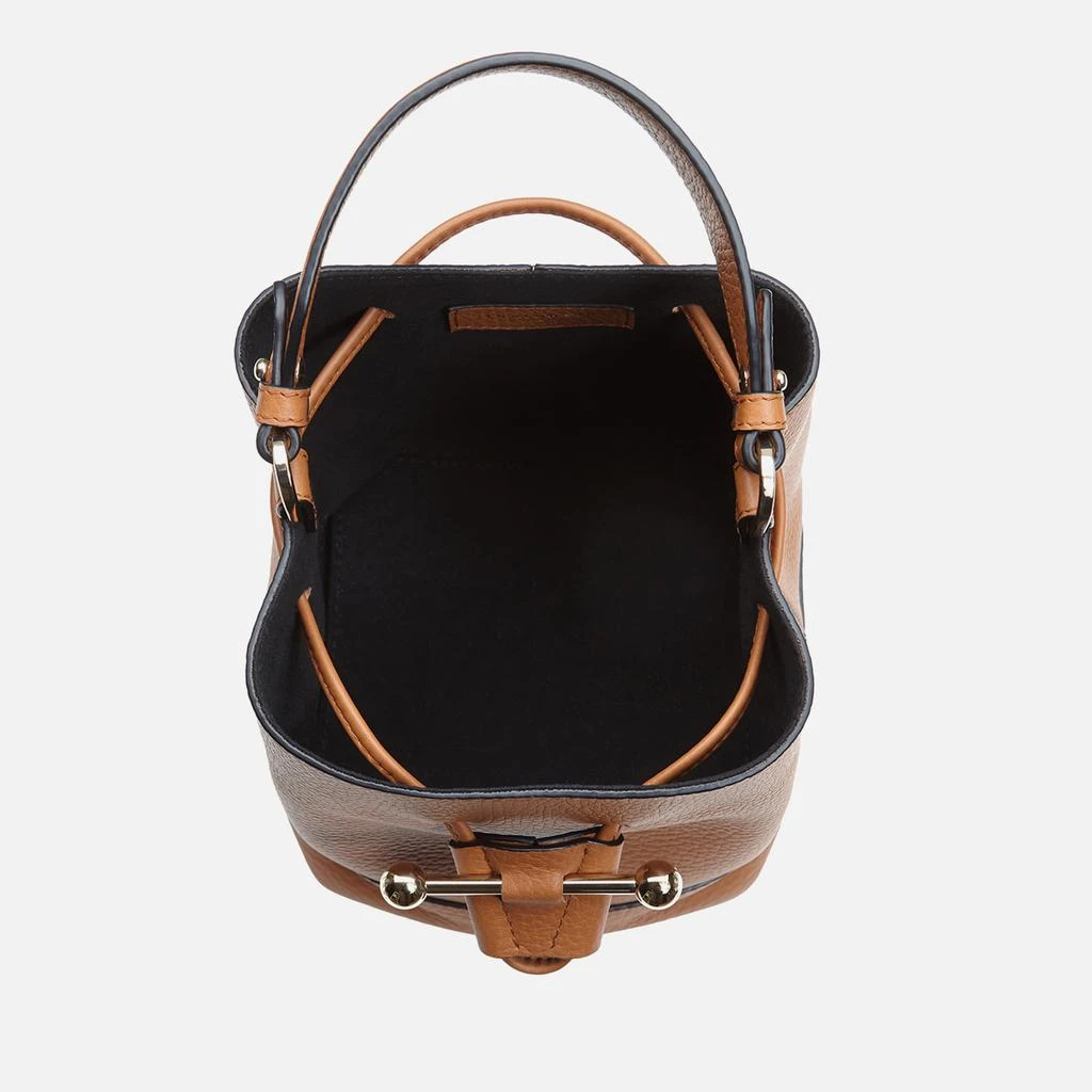 Strathberry Lana Osette Pebble-Grain Leather Bucket Bag 4