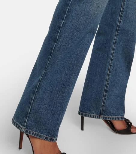 Alaïa Lover low-rise straight jeans 5