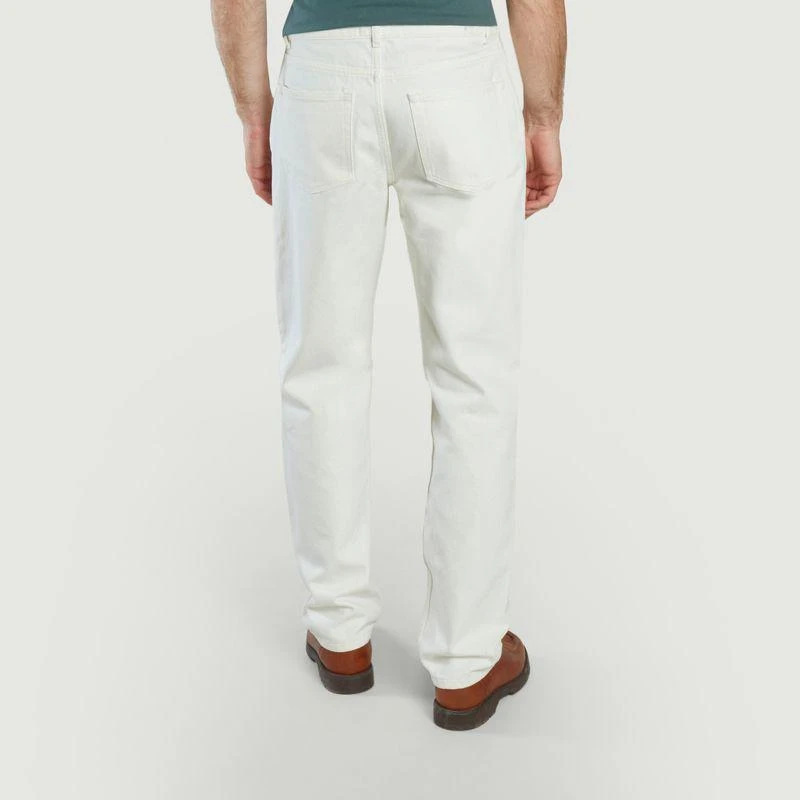 L'Exception Paris 14 oz straight-leg jeans Ecru L'EXCEPTION PARIS 3