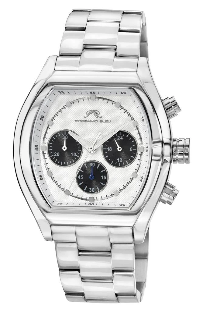 Porsamo Bleu Roman Chronograph Bracelet Watch, 42mm 1