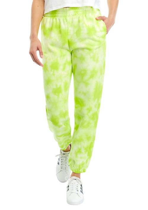 Champion Boyfriend Fleece Dip Dye Sweatpants CRUSH DYE SWEET GREE XL Average Women s Pants BeyondStyle