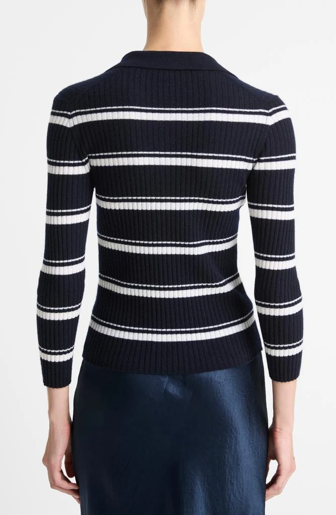 Vince Stripe Cashmere & Silk Top 2