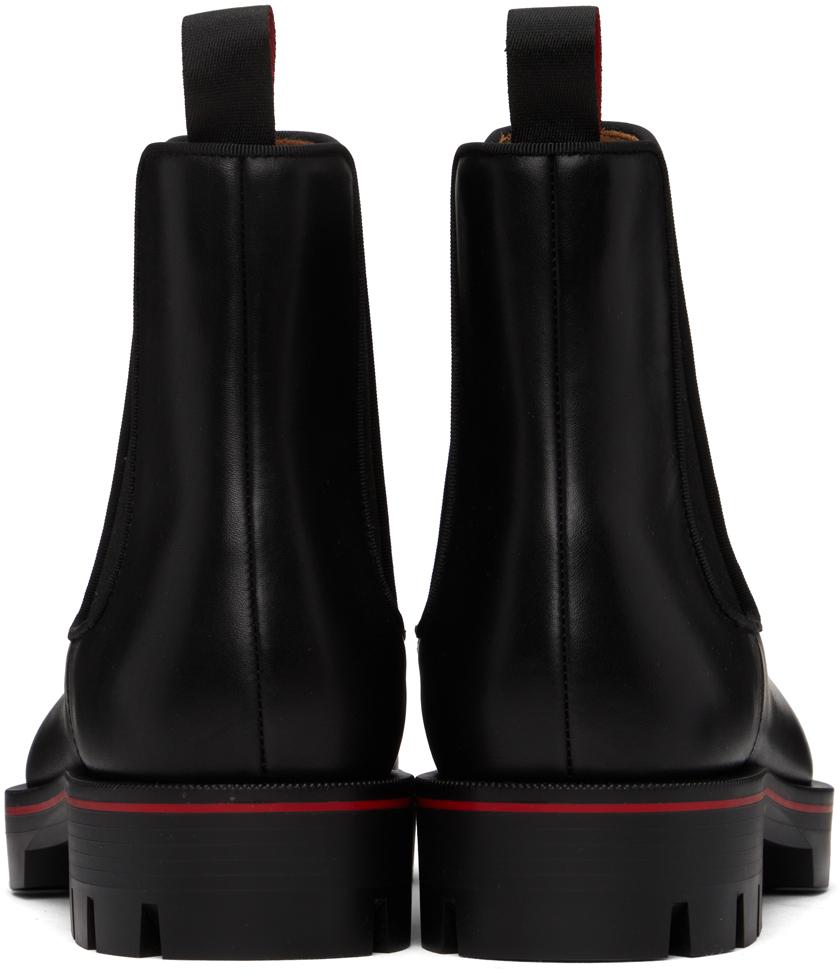 Christian Louboutin Black Alpinosol Chelsea Boots