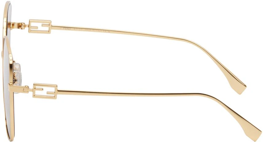 Fendi Gold Baguette Sunglasses 3