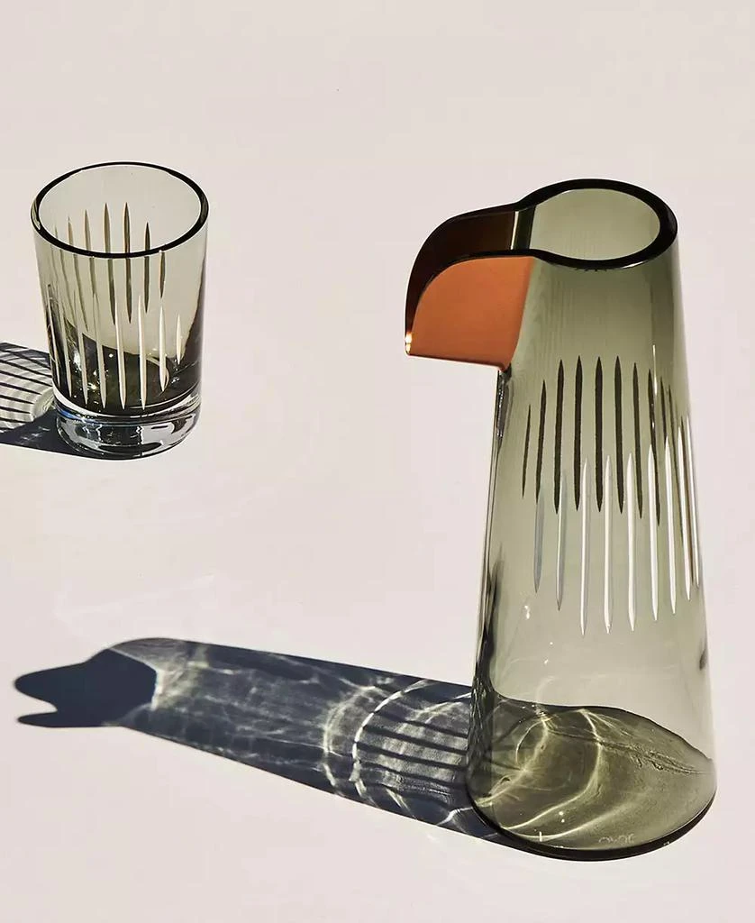 Nude Glass Parrot Carafe with Tumblers, Set of 3 2