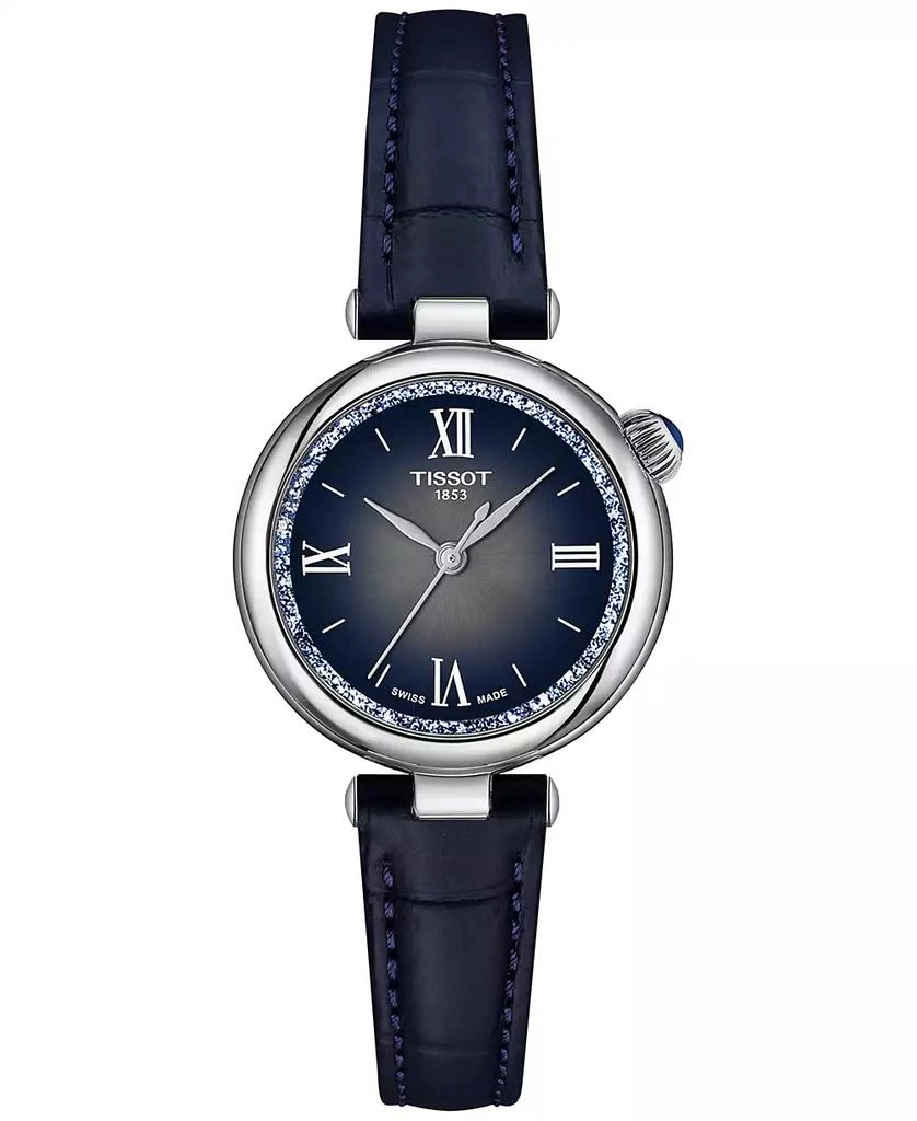 Tissot Women's Swiss Desir Blue Leather Strap Watch 28mm 1