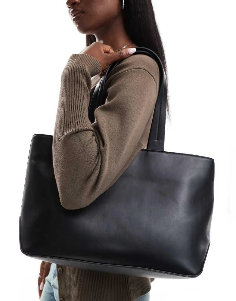 ASOS ASOS DESIGN clean tote bag with wing detail 4