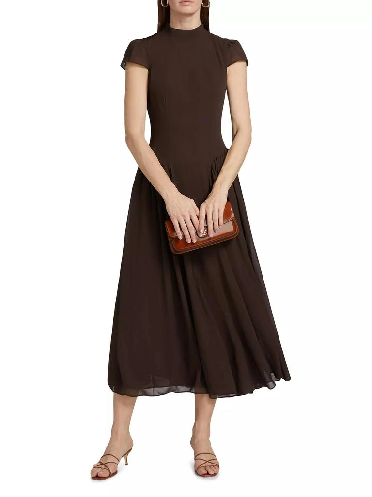 Reformation Maven Georgette Midi-Dress 2