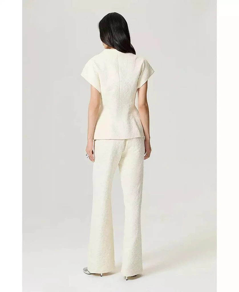 NOCTURNE Women
s Contrast Fabric Detailed Pants 6