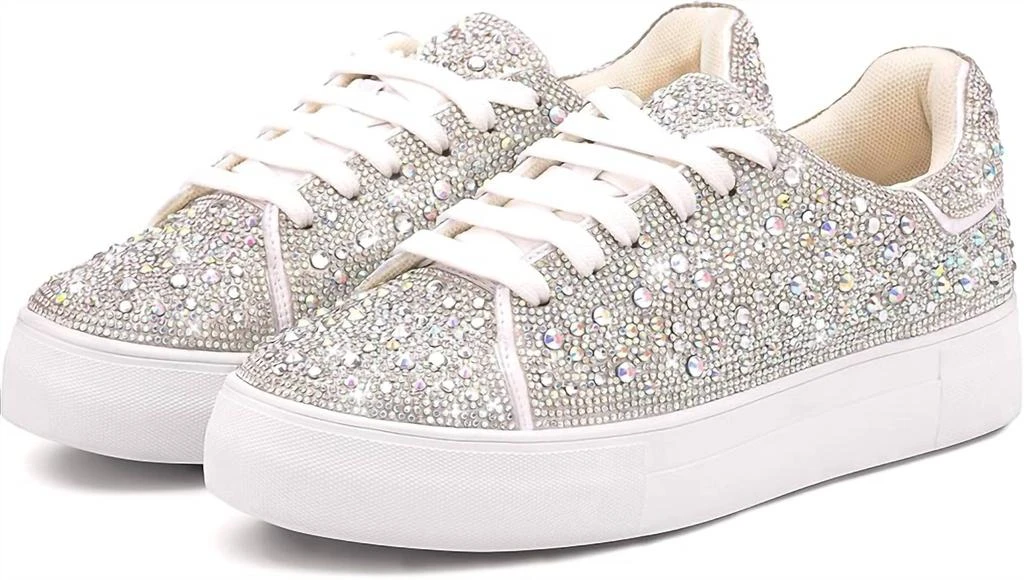 Jessica Simpson Women's Silesta Sneaker In White 2