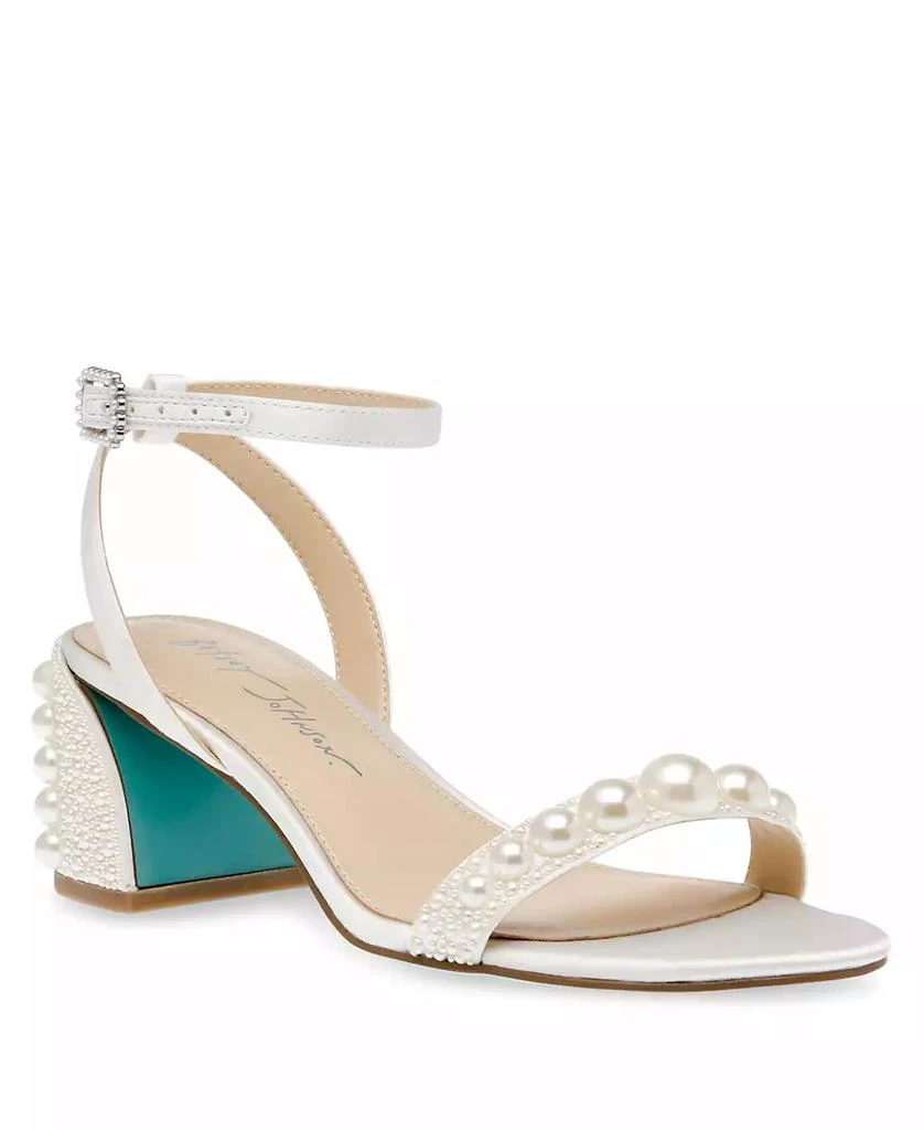 Betsey Johnson Women's Tina Block Heel Dress Sandals 1