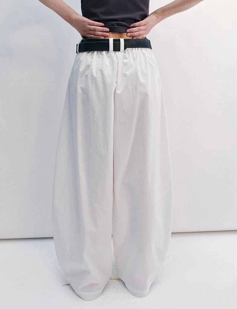 Pixie Market White Pleated Barrel Leg Pants -PREORDER 4