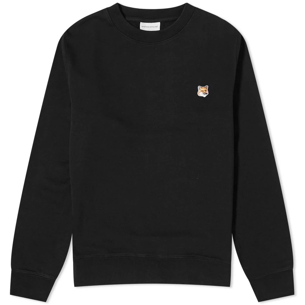 Maison Kitsune Maison Kitsune Fox Head Patch Crew Sweat 1